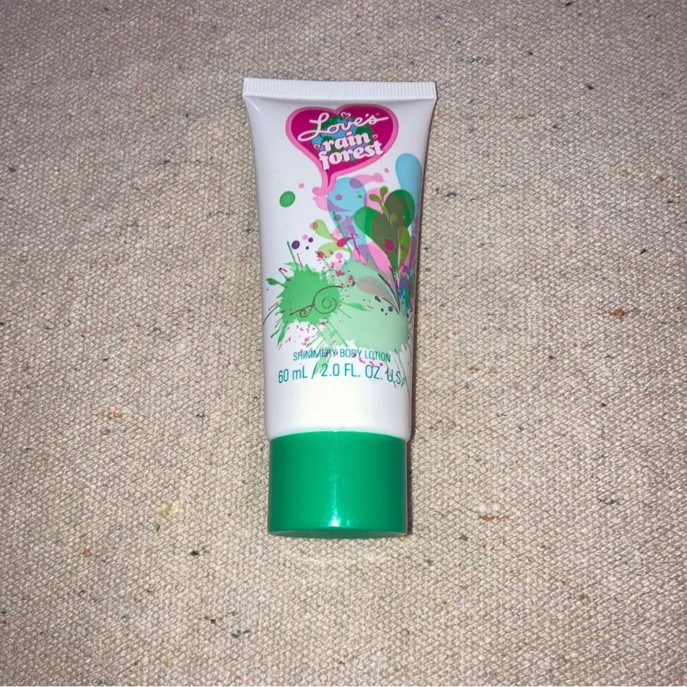 6 Pack Loves Baby Rainforest Rain Forest Shimmery Body Lotion 2oz each Dana New